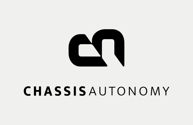 Chassis Autonomy black logo on transparent background