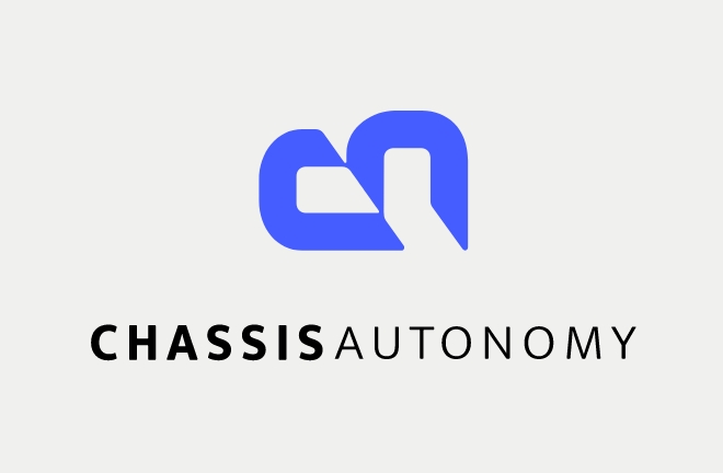 Chassis Autonomy logo transparent with black text